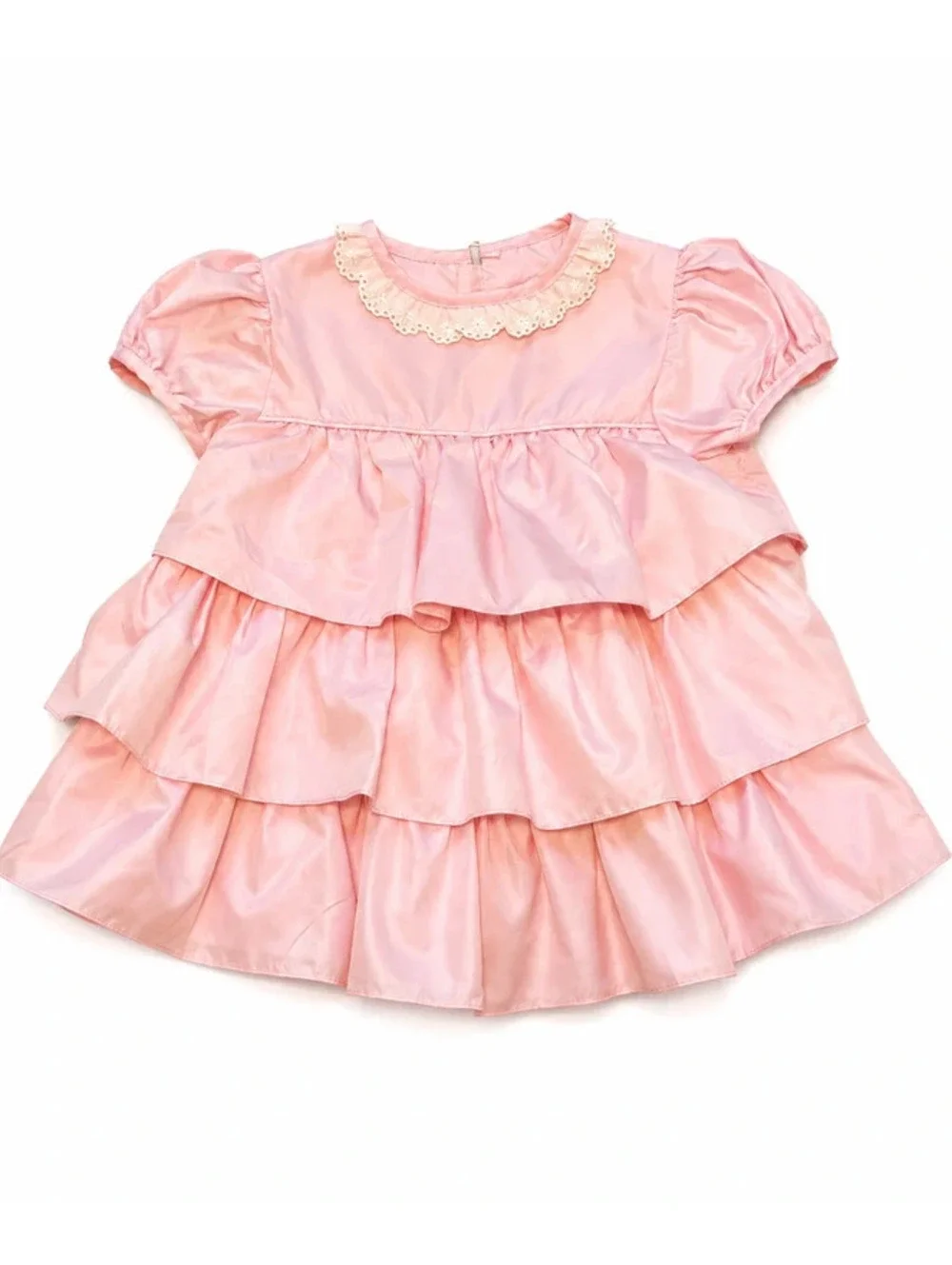 Vintage Betti Terrell by Johnston Pink Party Dress 18M USA made